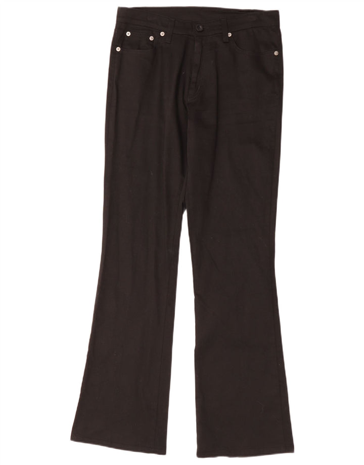 Iceberg Pantalon décontracté Bootcut Femme W28 L30 Coton Noir