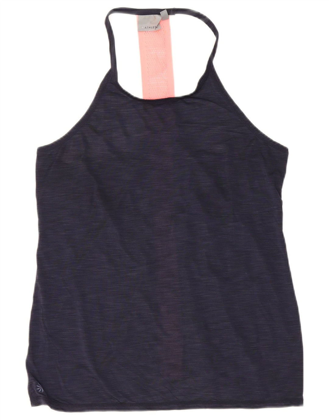 Athleta Débardeur Femme UK 12 Moyen Bleu Marine Moucheté Polyester