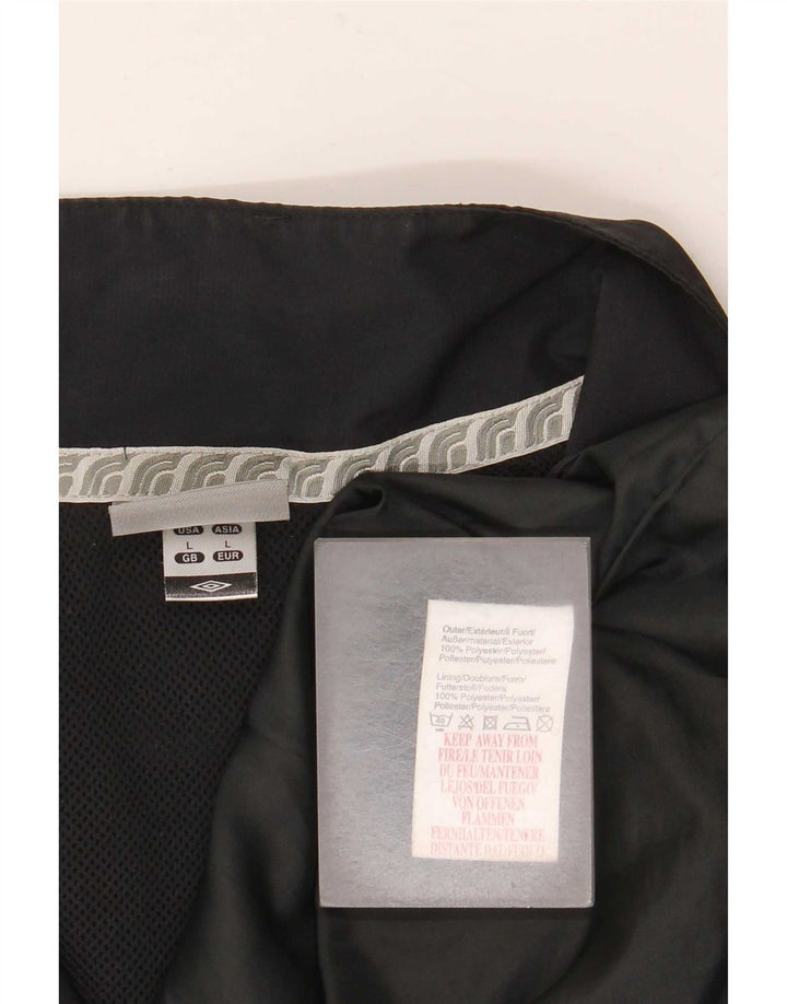 Umbro Veste de Survêtement Homme Large Noir Géométrique Polyester