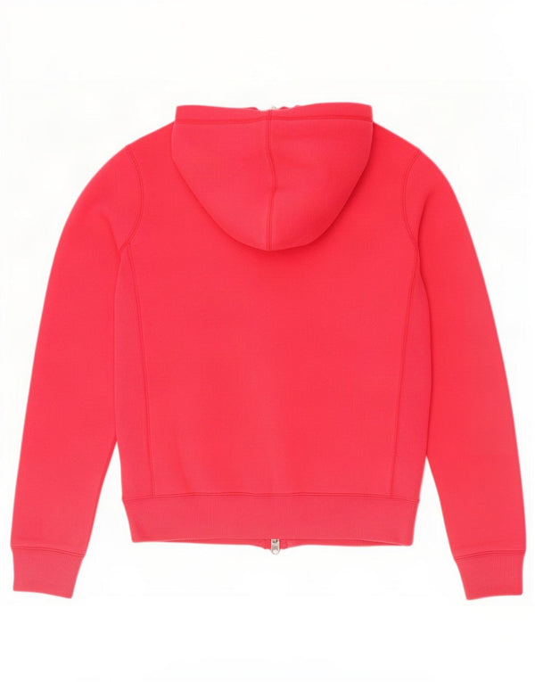 Nike Pull à capuche zippé pour femme UK 12/14 Coton rose moyen