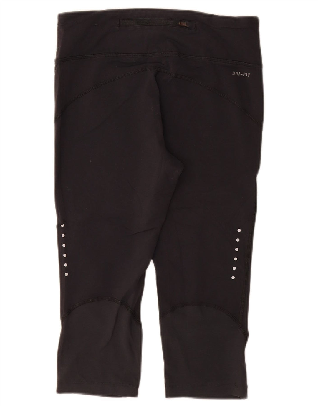 Nike Legging Capri Dri Fit pour femme UK 8 Small Noir Nylon