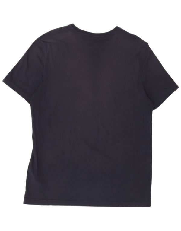 Hugo Boss Homme T-Shirt Top XL Bleu Marine Coton