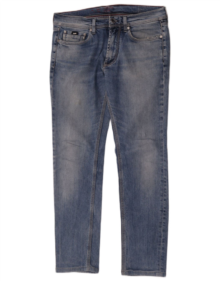 Gas Jean Slim Anders Homme W33 L30 Bleu Coton