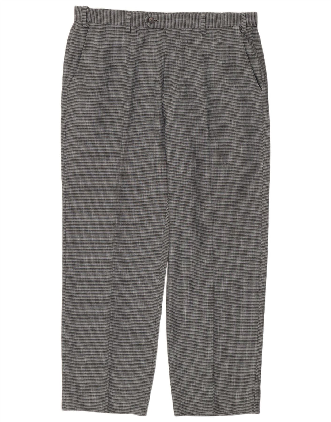 Marks & Spencer Pantalon de costume droit coupe droite pour homme W36 L29 Gris