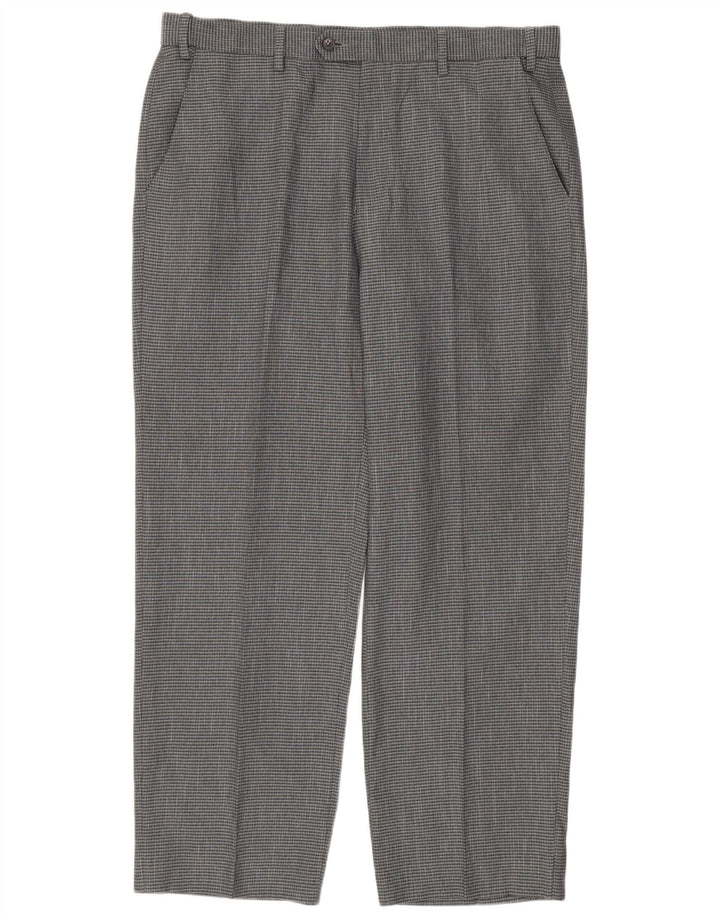 Marks & Spencer Pantalon de costume droit coupe droite pour homme W36 L29 Gris