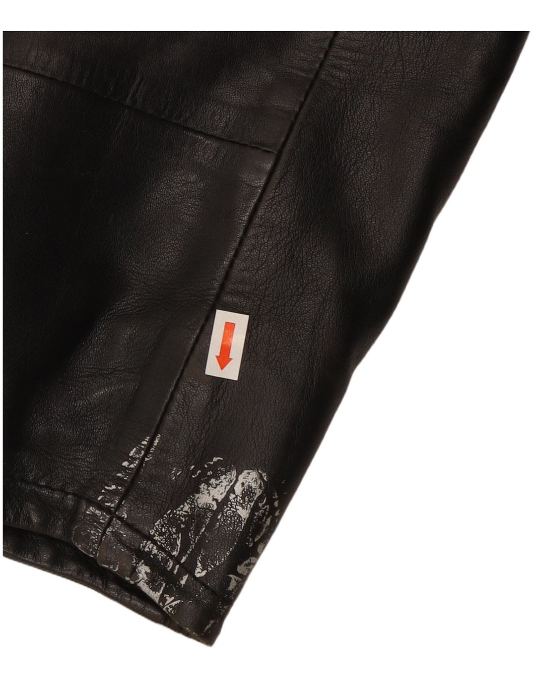 Conbipel Veste Blazer En Cuir 4 Boutons Homme IT 48 Cuir Noir Moyen