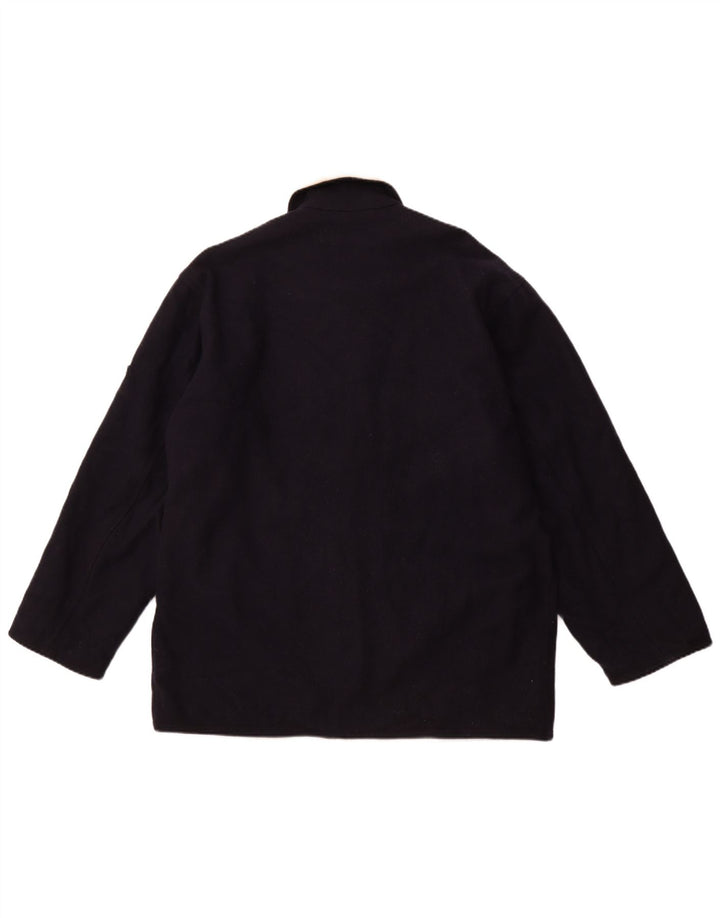 IVY OXFORD Veste coupe-vent pour homme UK 42 XL Bleu marine Coton