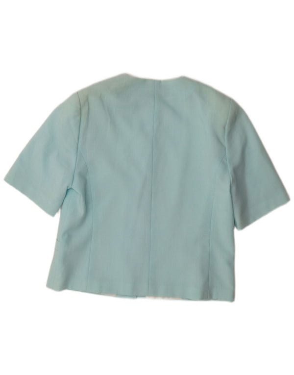 VIVIENNE LAURENCE Veste blazer à 5 boutons pour femme UK 12 Bleu moyen