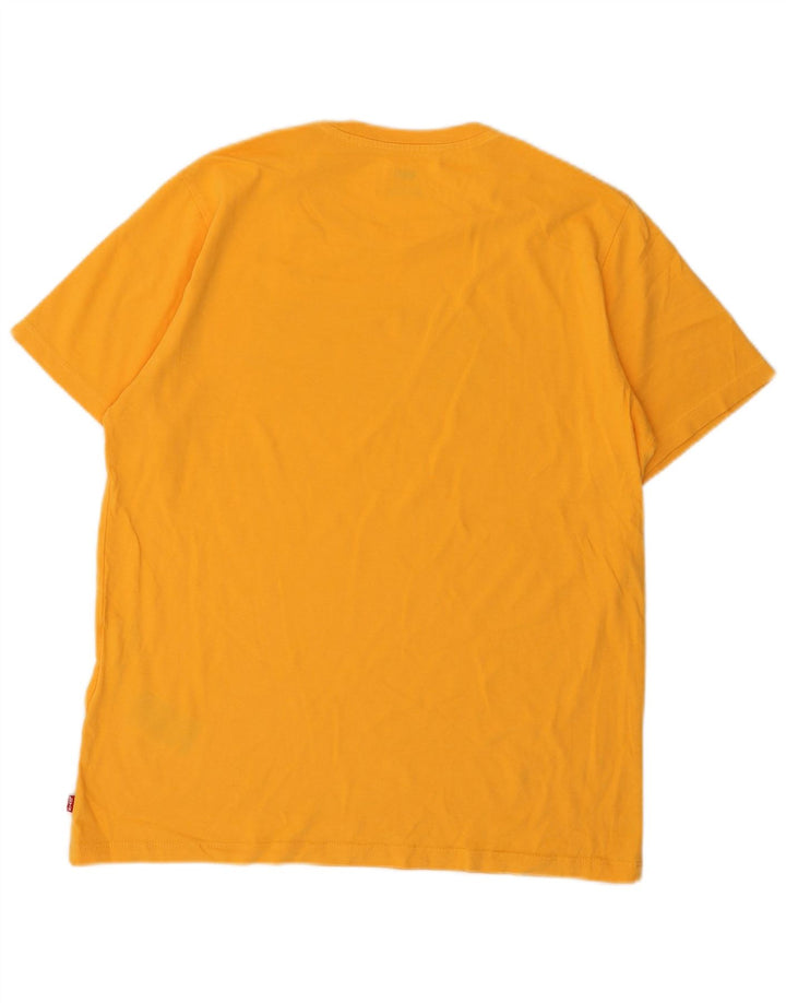 Levi's Tee-Shirt Graphique Homme Jaune Moyen Coton