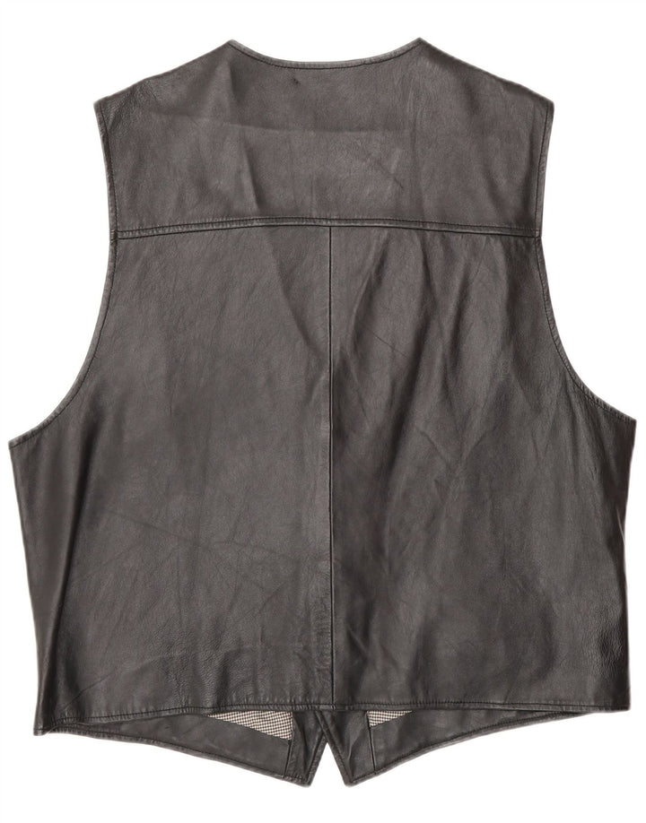 Canada Gilet en cuir pour homme XL Cuir noir