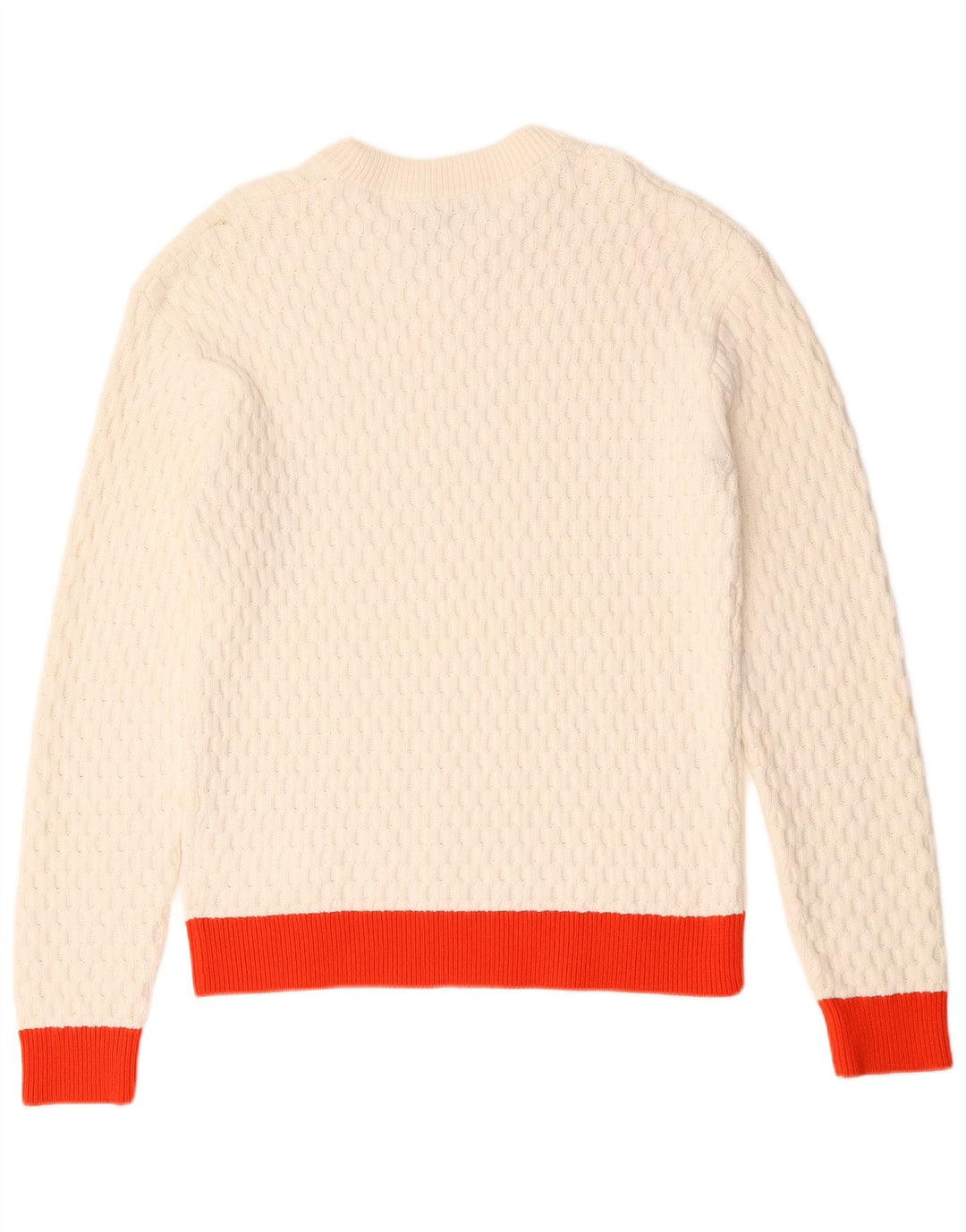 Calvin Klein Pull à col rond pour homme en coton color block Blanc moyen