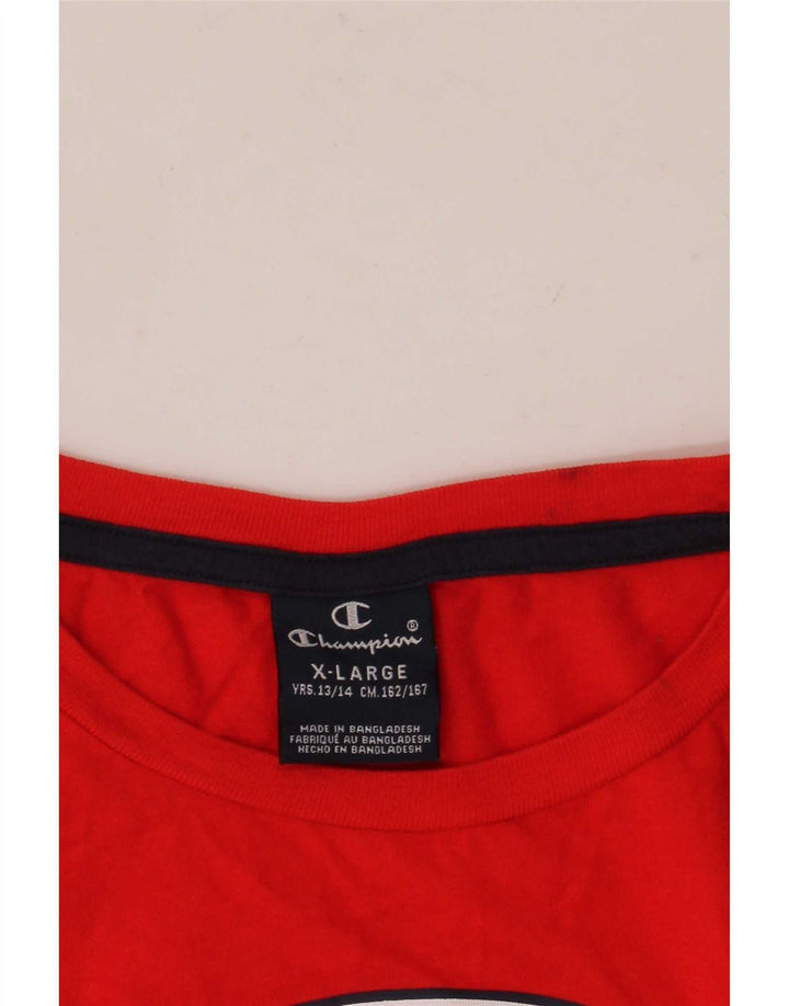 Champion Débardeur Graphique Garçon 13-14 Ans XL Rouge
