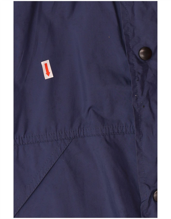 UMBRO Veste de pluie à capuche coupe ample pour homme UK 38 Bleu marine moyen