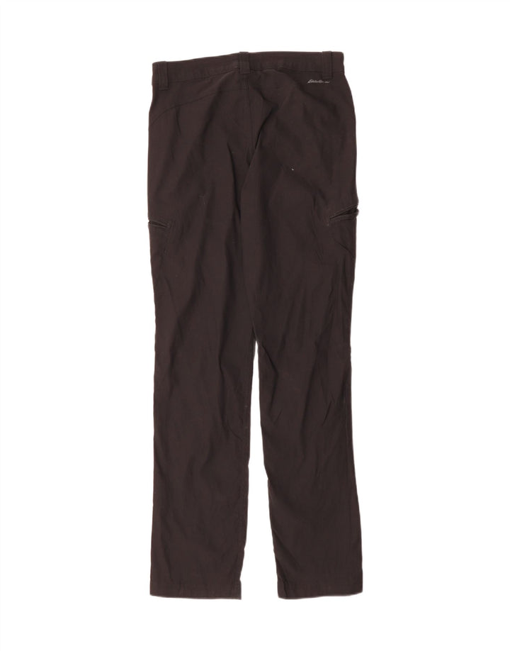 Eddie Bauer Pantalon cargo droit pour femme US 4 Small W30 L31 Noir Sports