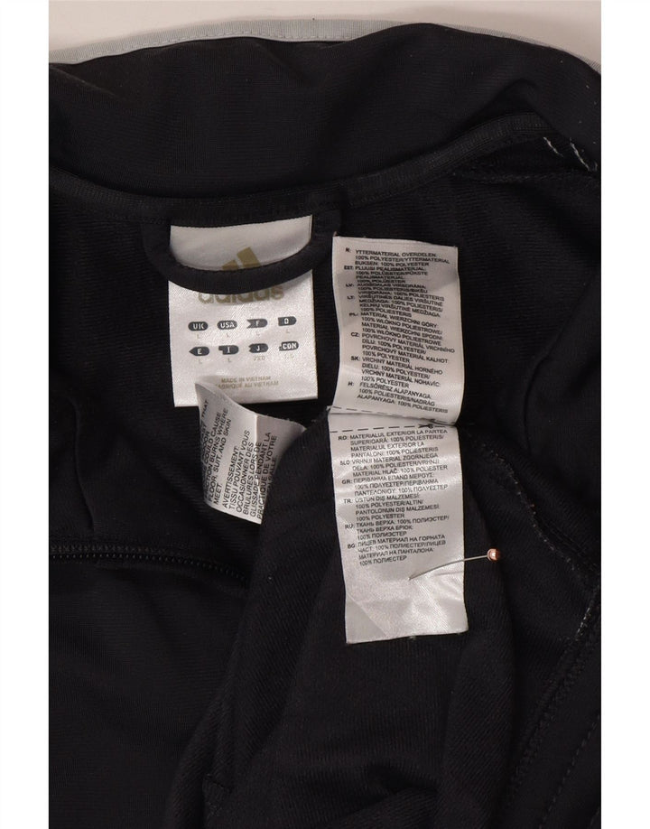 ADIDAS Veste de survêtement pour homme Large Gris Colorblock Polyester