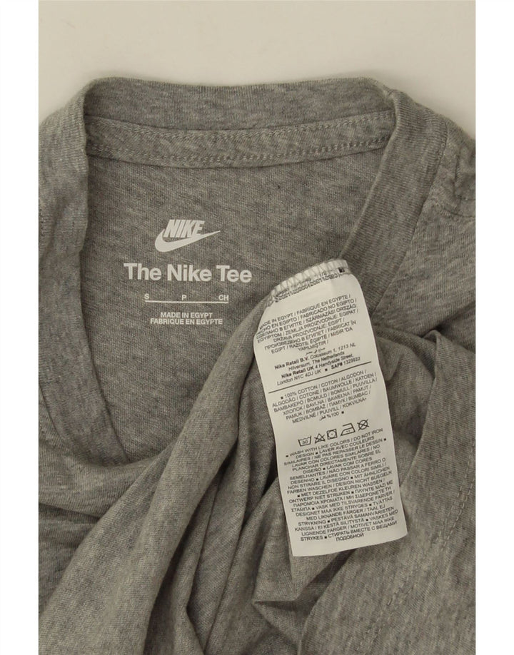 Nike T-Shirt Homme Petit Gris Moucheté Coton