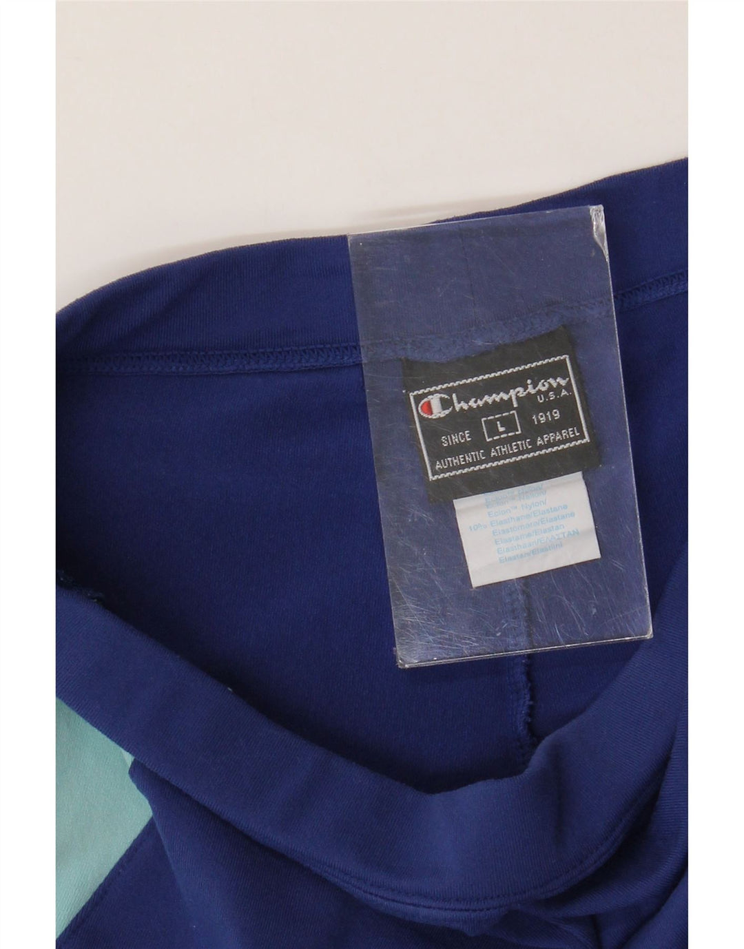 CHAMPION Short de Sport Garçon 11-12 Ans Large Bleu Marine Colorblock Nylon