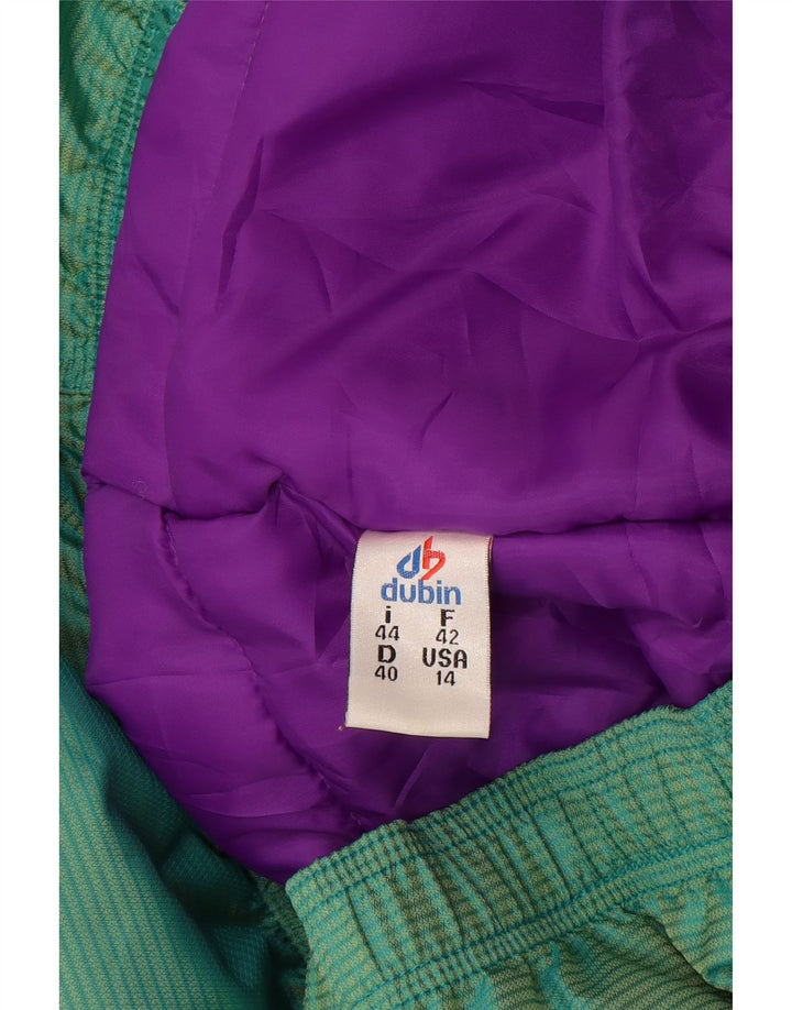 Dubin Veste de ski surdimensionnée pour femme IT 44 Nylon color block vert moyen