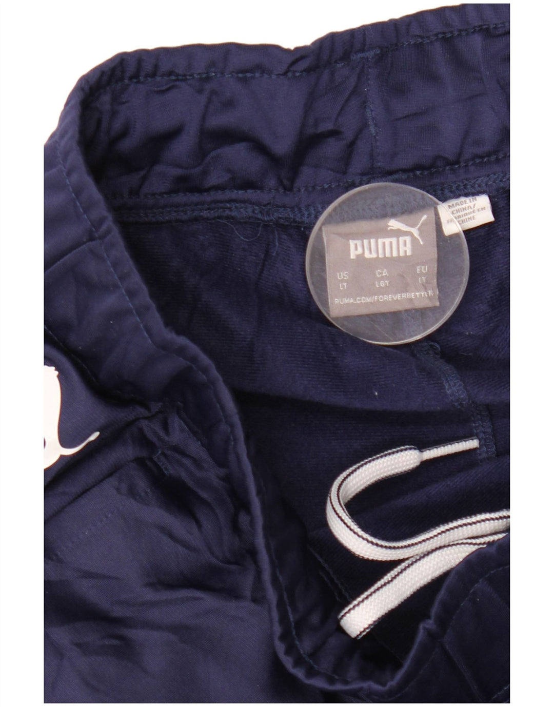 Puma Pantalon de Survêtement Homme Large Bleu Marine Colourblock
