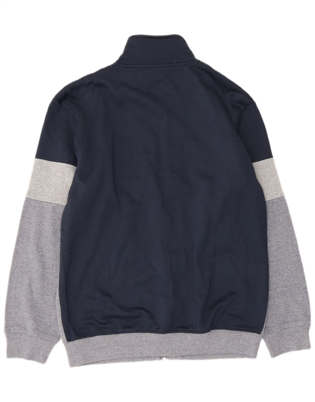 Superga Hommes Survêtement Top Veste Grand Gris Colorblock Coton