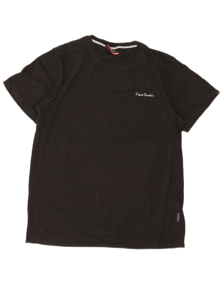 Pierre Cardin T-Shirt Homme Haut Noir Moyen Coton