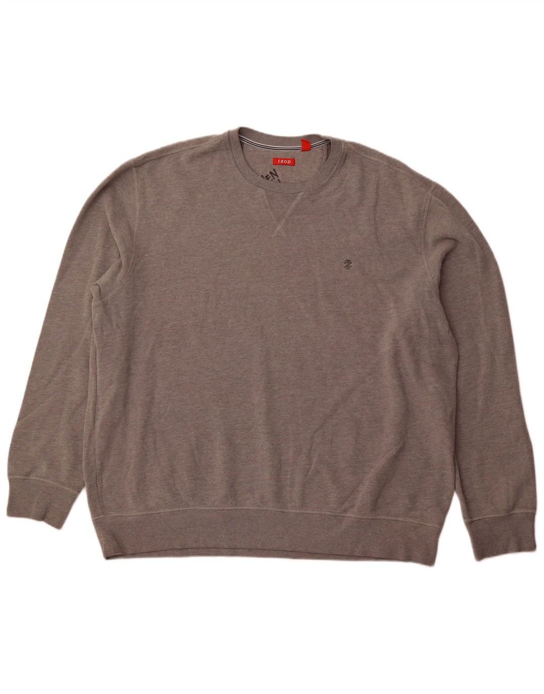 Izod Sweat-shirt pour homme en coton gris 2XL