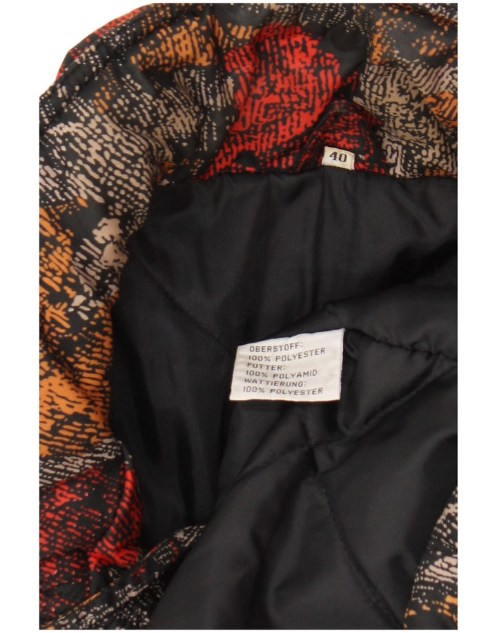 Veste de ski femme vintage EU 40 Polyester floral multicolore moyen