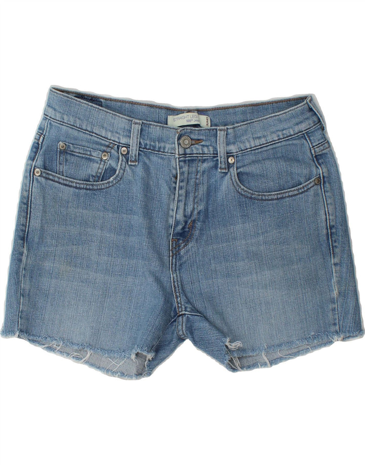 LEVI'S Womens 505 Denim Shorts US 8 Medium W30 Blue Cotton Vintage Levi's and Second-Hand Levi's from Messina Hembry 