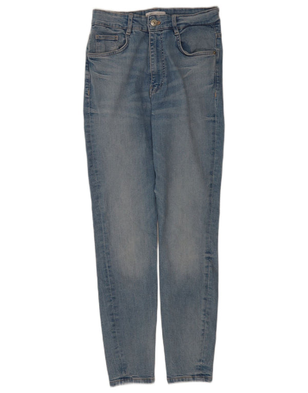Zara Jeans Slim Femme EU 38 Small W28 L28 Bleu Coton
