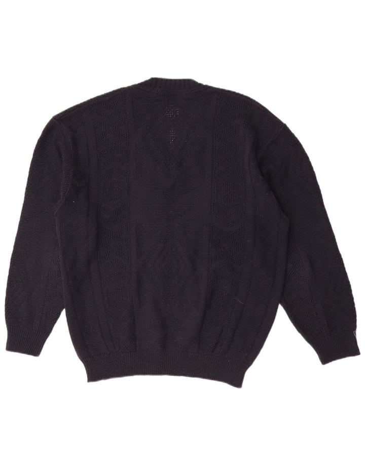 Marks & Spencer Pull col V Homme Bleu Marine Moyen Acrylique