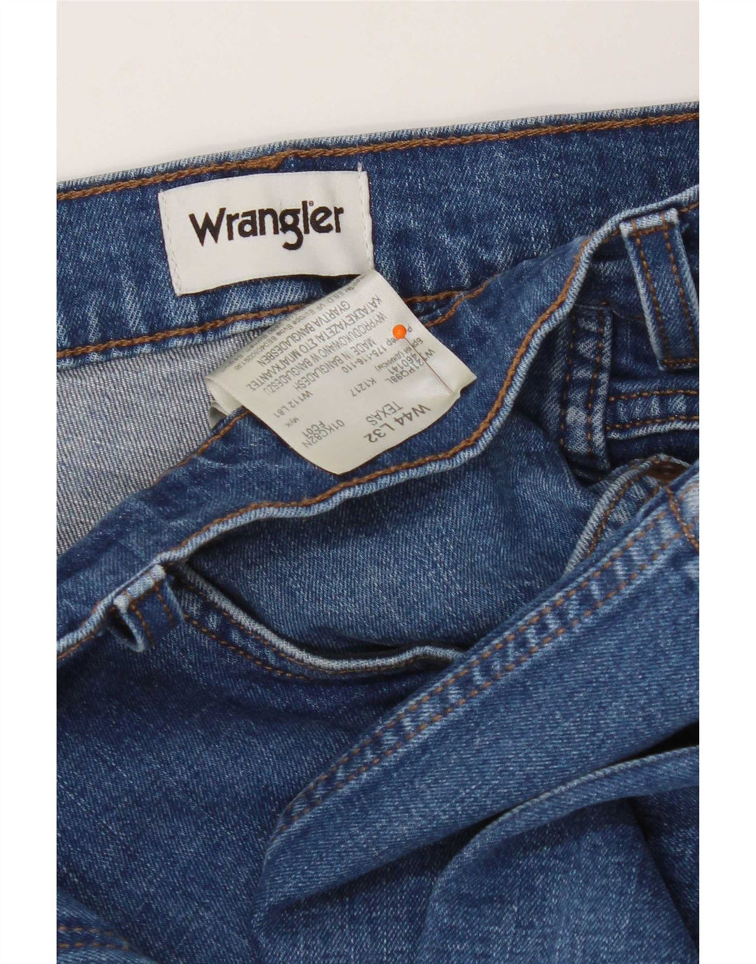 Wrangler Jean Droit Texas Homme W44 L32 Bleu Coton