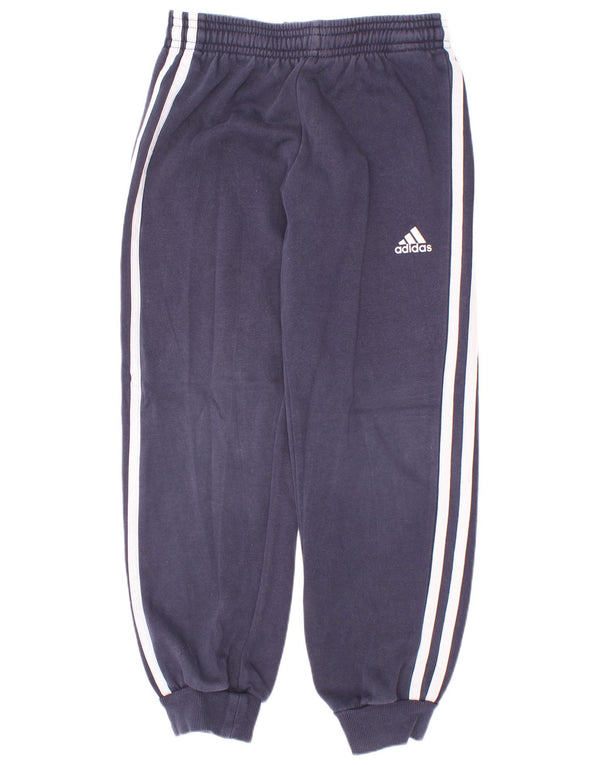 Adidas Pantalon de Survêtement Garçon Joggers 6-7 ans Bleu Marine Coton