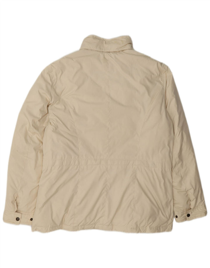 Paul & Shark Veste utilitaire pour femme UK 18 XL Blanc cassé Polyester Classique