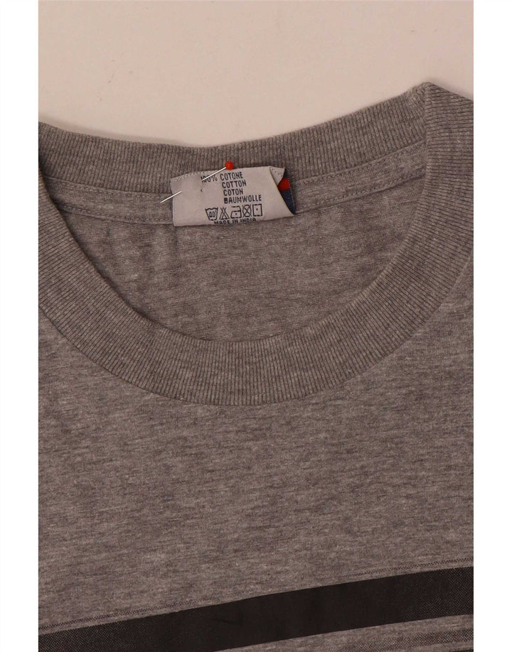 Fila T-Shirt Homme Haut Large Gris Coton