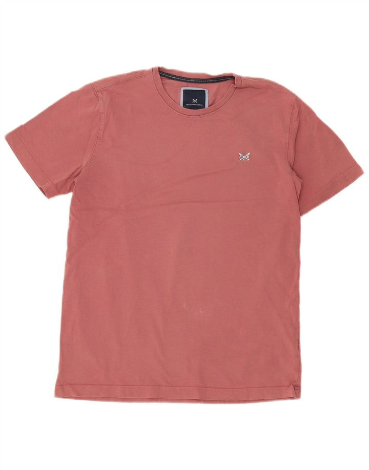 Crew Clothing T-Shirt Homme Coton Rose Moyen