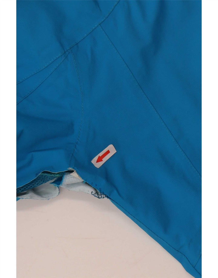 Veste de pluie à capuche pour femme Mountain Warehouse UK 12 Nylon bleu moyen