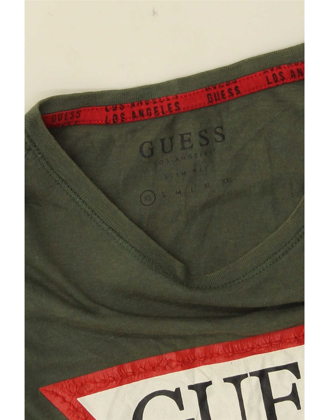 Guess T-shirt graphique pour homme XS Vert