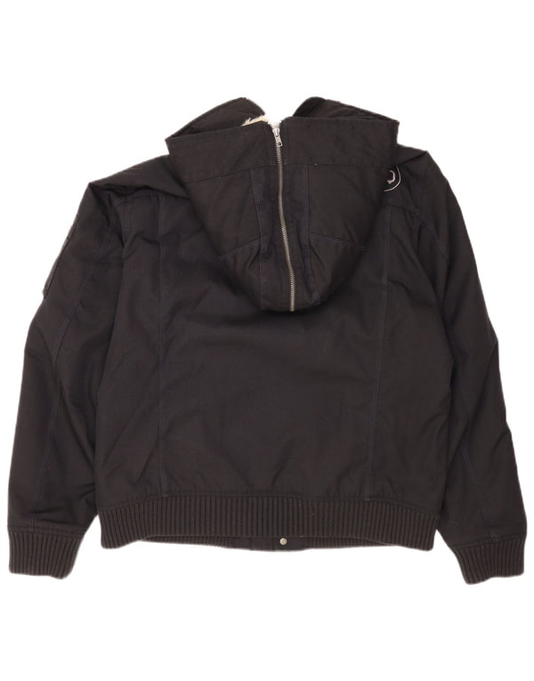 Woolrich Veste matelassée à capuche pour homme UK 42 XL Nylon noir