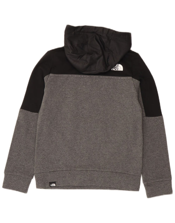 The North Face Pull à capuche pour garçon 11-12 ans Large Gris Colorblock