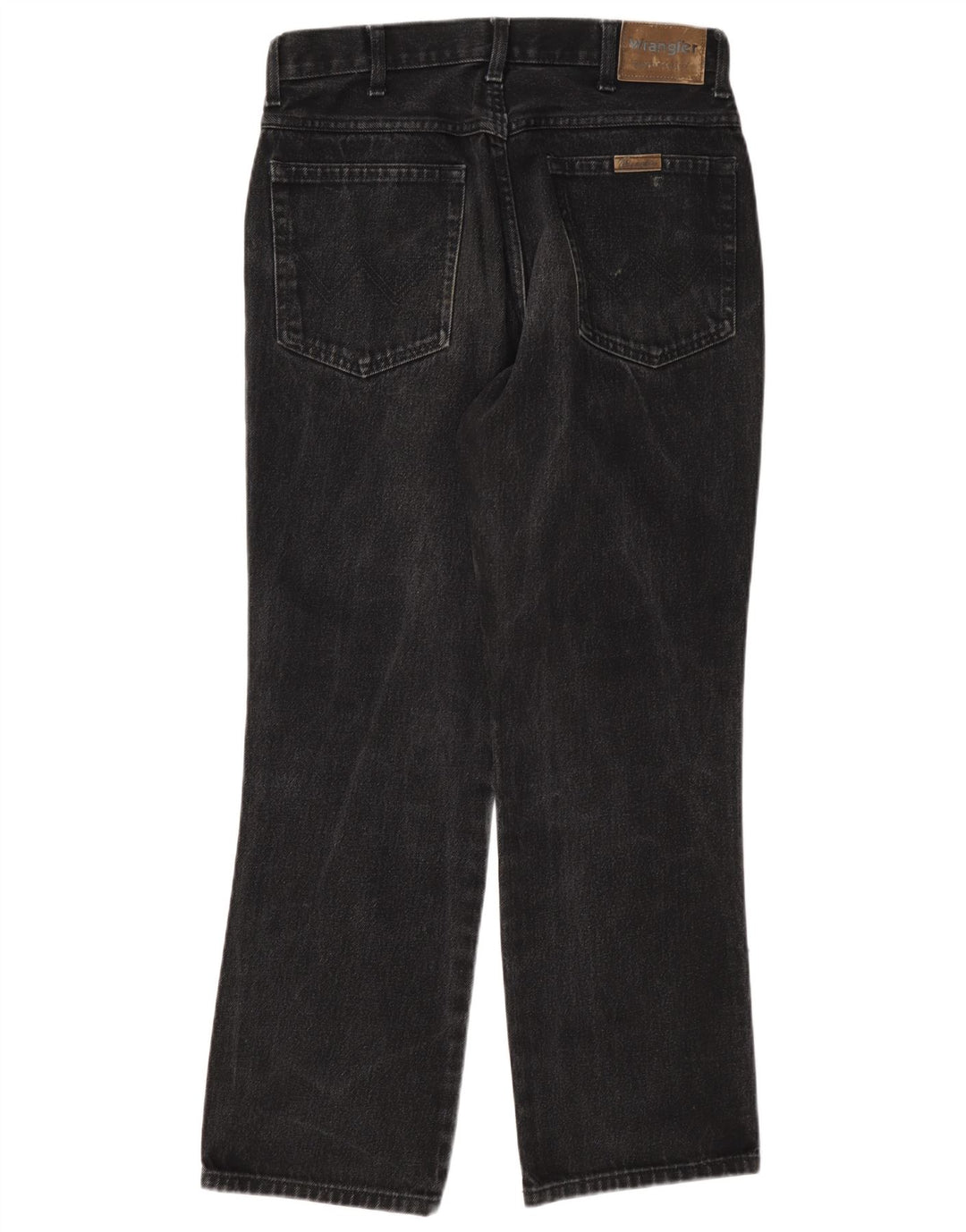 Wrangler Jean droit coupe droite W32 L30 pour femme en coton gris