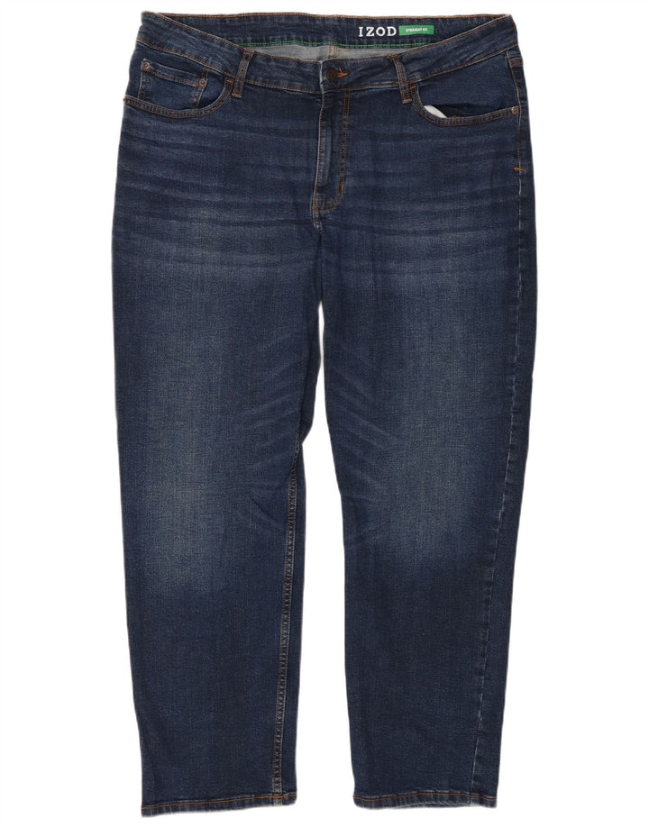 IZOD Jean droit homme W40 L29 bleu coton