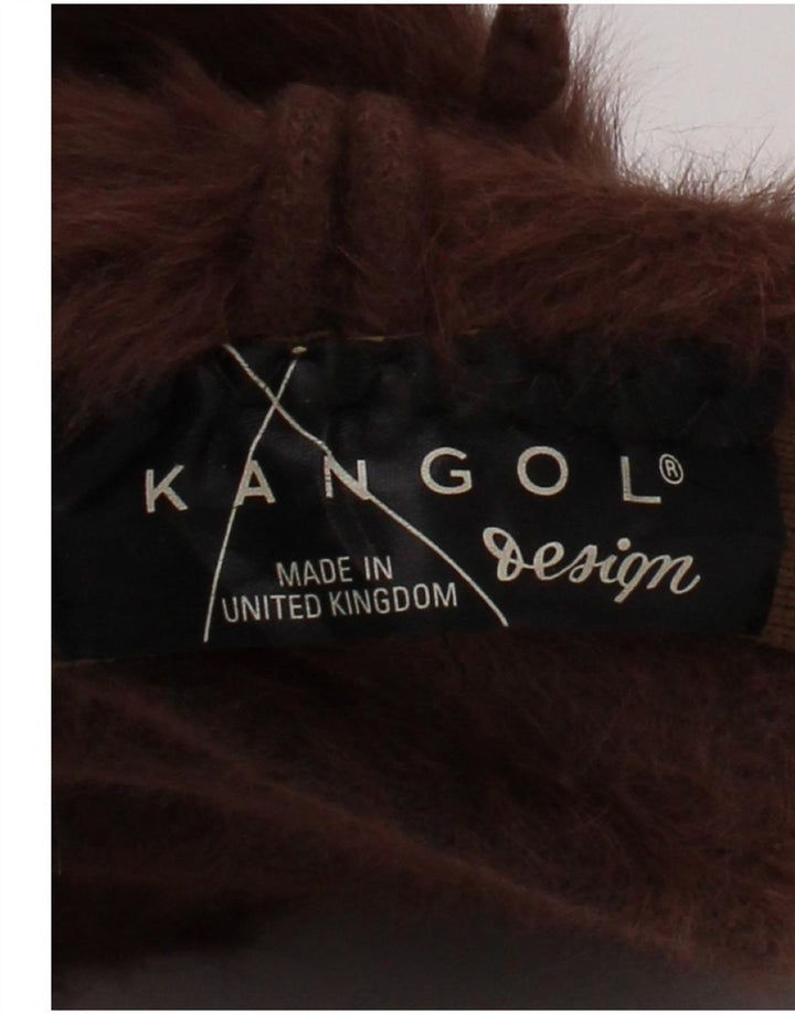 Kangol Bonnet en Fausse Fourrure Femme Marron Moyen
