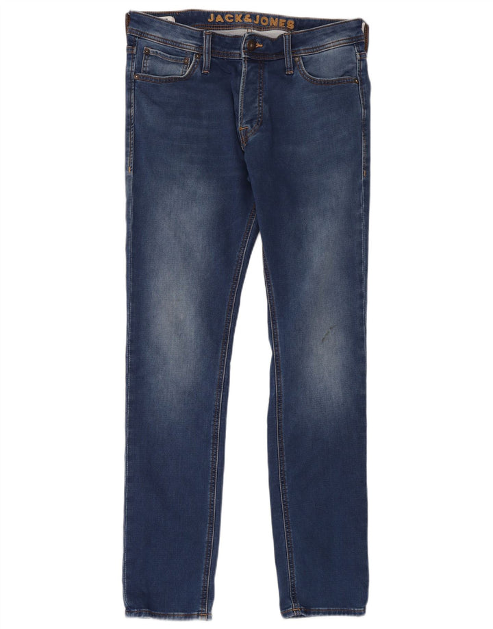JACK & JONES Mens Slim Jeans W32 L32  Blue
