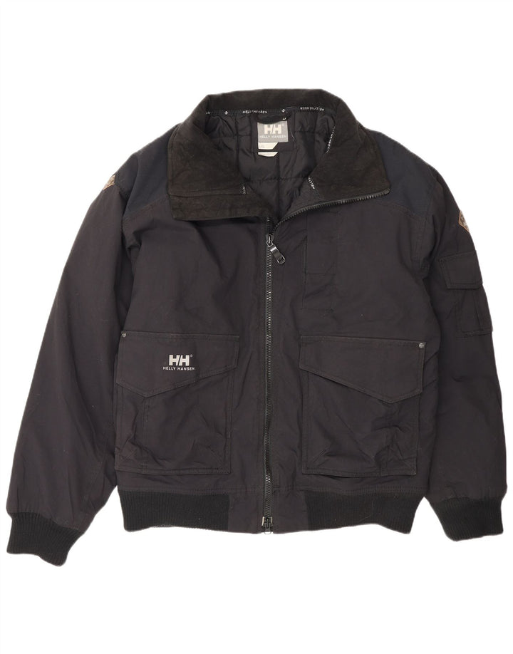 Helly Hansen Veste Bomber Homme UK 40 Large Noir Nylon