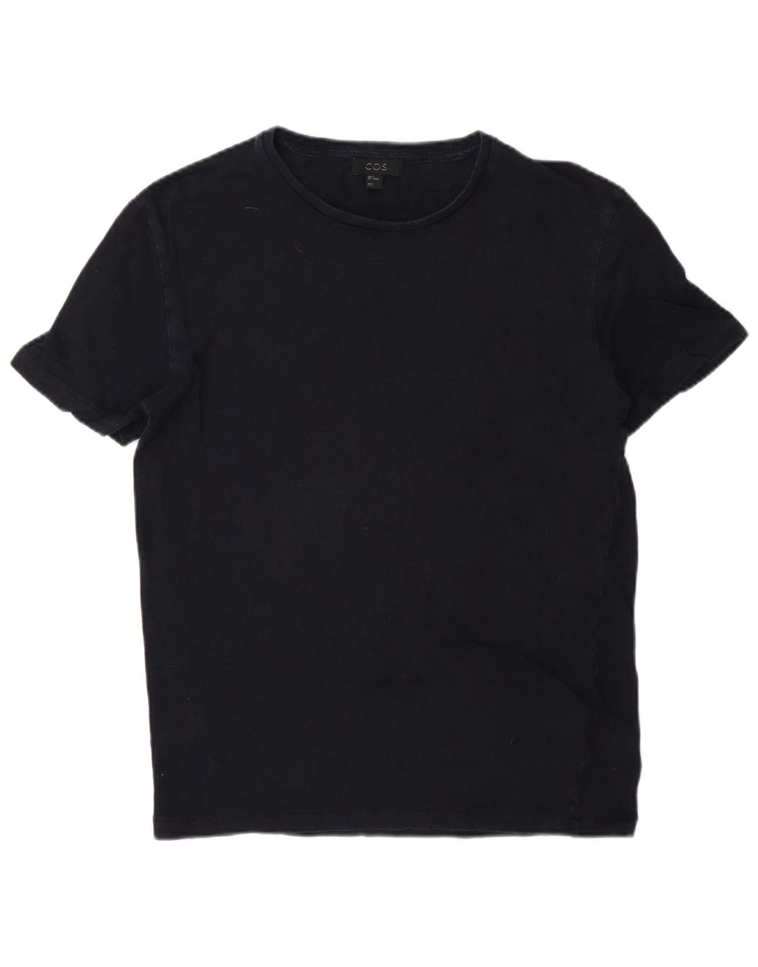 Cos T-Shirt Homme Haut Petit Lin Bleu Marine