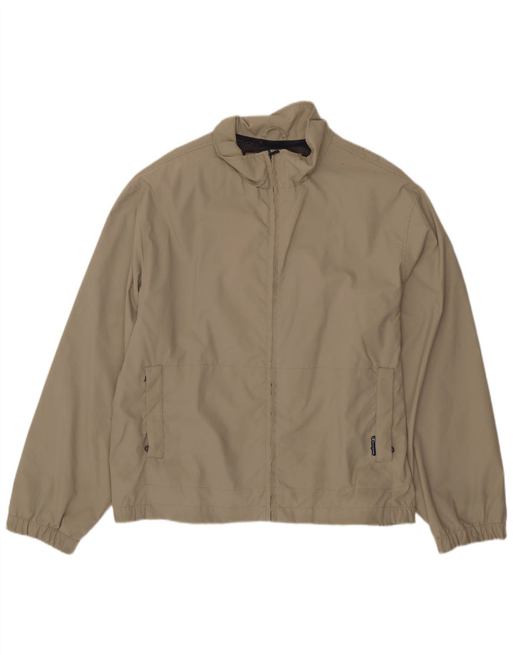 CHAMPION Mens Rain Jacket UK 44 2XL Beige Polyamide
