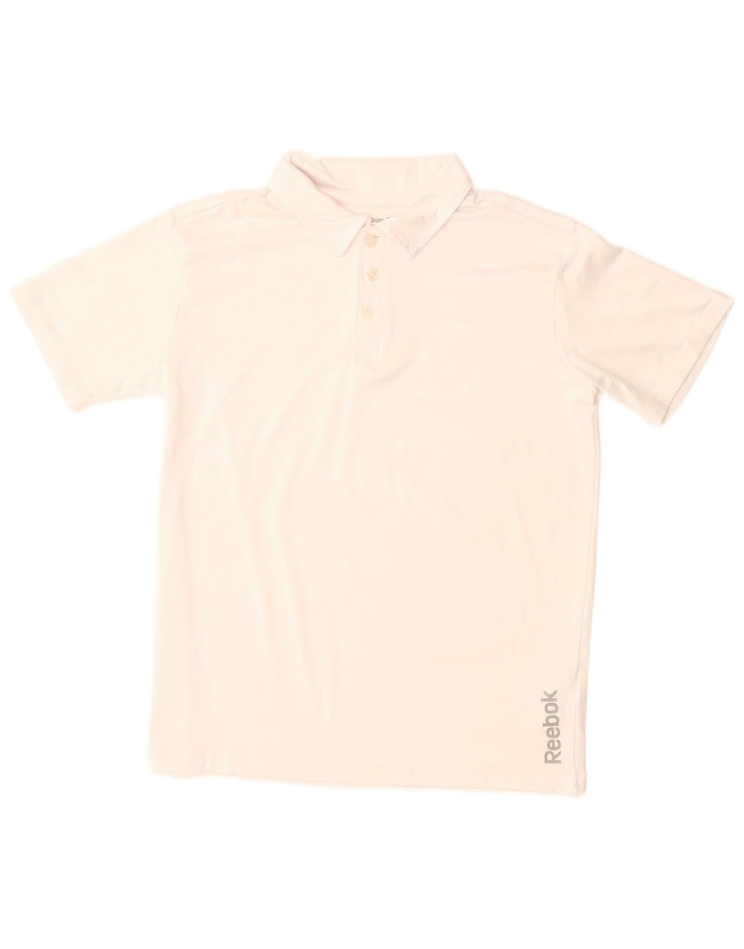 Reebok Polo Garçon 14-15 ans Grand Blanc Polyester