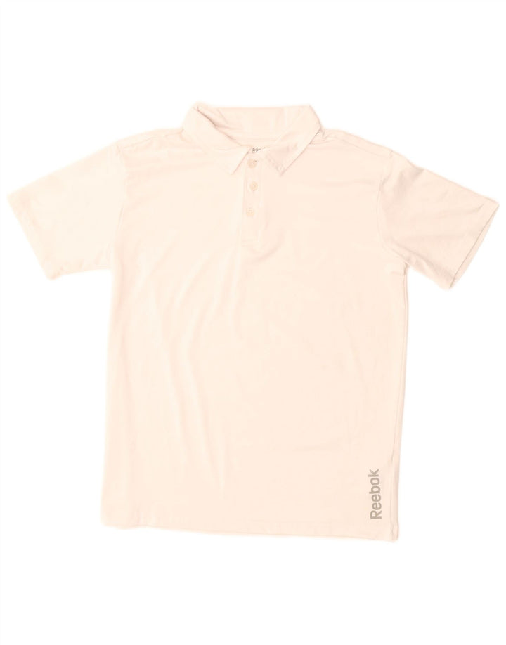 Reebok Polo Garçon 14-15 ans Grand Blanc Polyester
