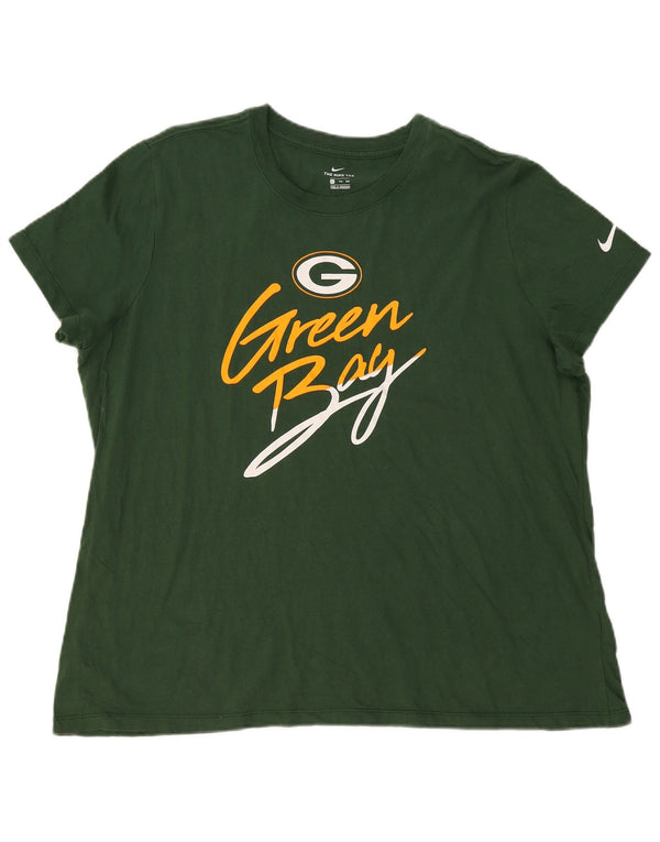 Nike Green Bay Packers T-shirt graphique pour homme en coton 2XL