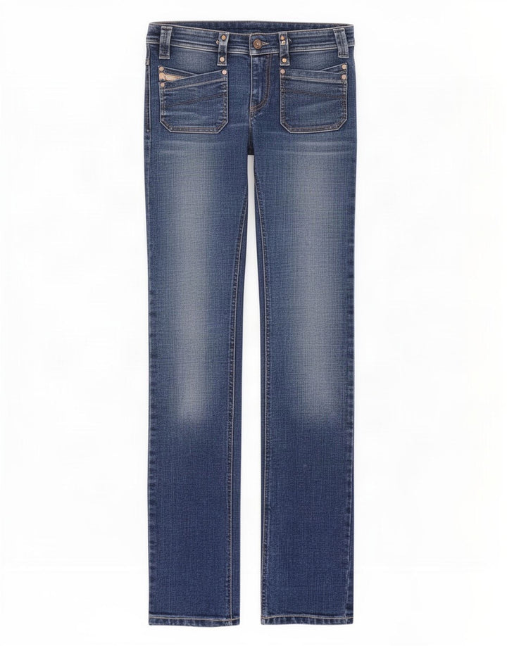 Diesel Jean Slim Femme W27 L33 Bleu